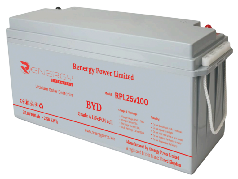 RPL12V200 deep cycle battery for solar, backup, and EV systems